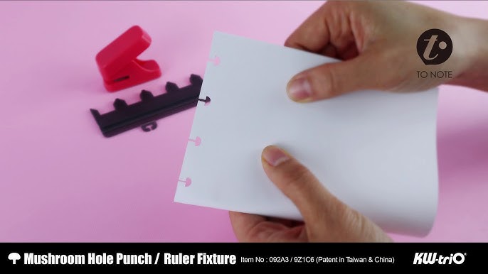 How To Hole Punch Paper Without A Hole Puncher-Easy Tutorial 