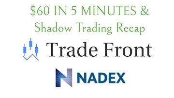 How To Make $60 In 5 Minutes Trading Trends On NADEX Binary Options & Shadow Trading Recap
