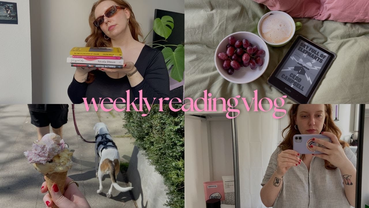 weekly reading vlog | turning 35 & birthday book haul
