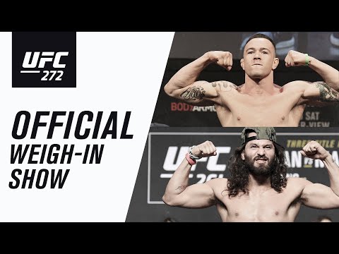 UFC 272: Live Weigh-In Show