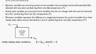 Process modeling Variables Profile