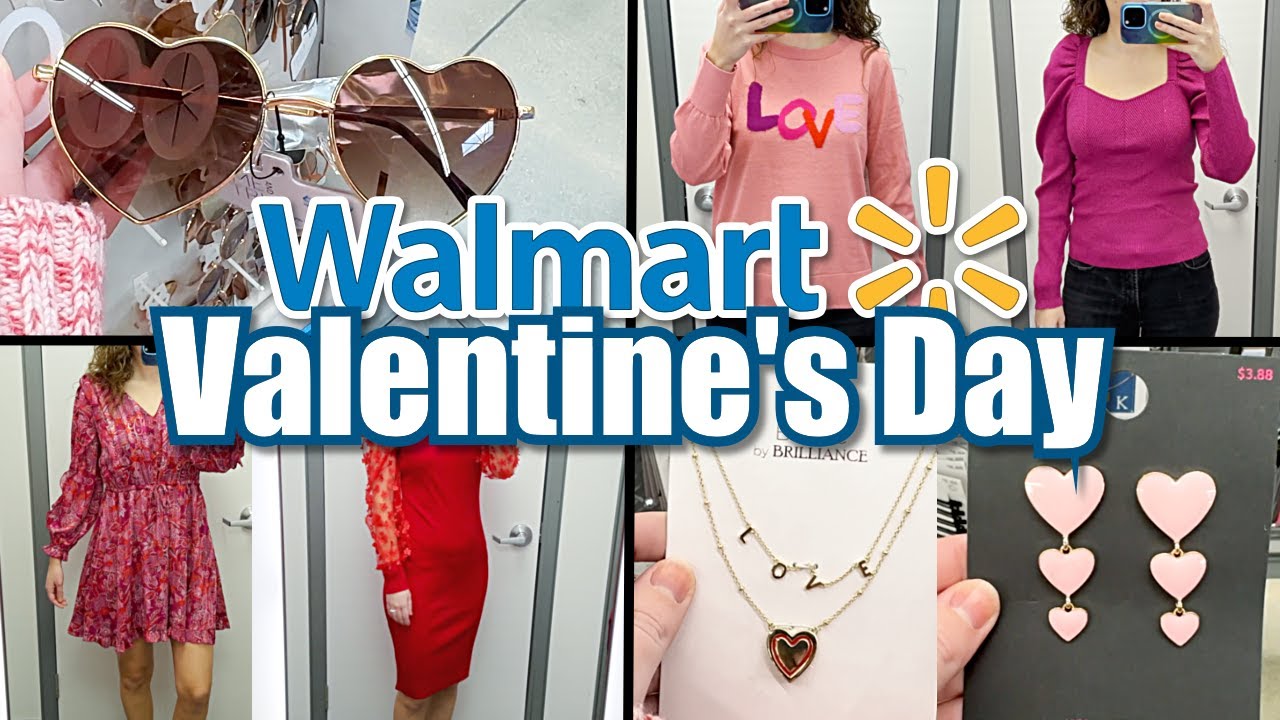 Shop with me for Valentine's Day at Walmart dressing room try on