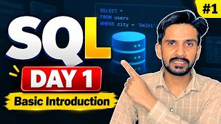 SQL Tutorial for Beginners #1 | What is SQL | SQL Basic Introduction | Day 1