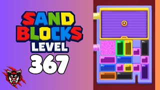Sand Blocks Drop Puzzle Level 367 Game Walkthrough