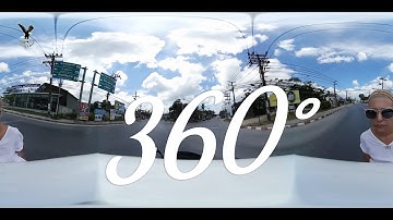 A ride with the scooter in the south of Koh Samui 5  360° injected