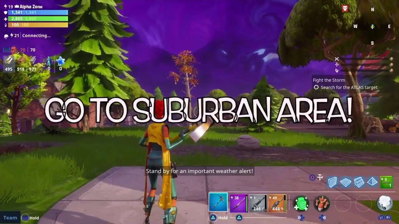 fortnite park seesaws daily destroy locations - fortnite stonewood map