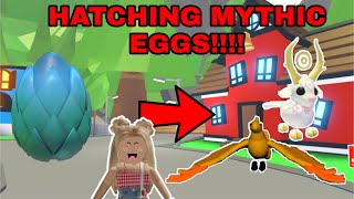 HATCHING MYTHIC EGGS.. MY FIRST PHOENIX 😱🤫