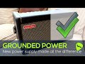 Positive Grid Spark Amp's new GROUNDED POWER SUPPLY makes all the difference in the UK.