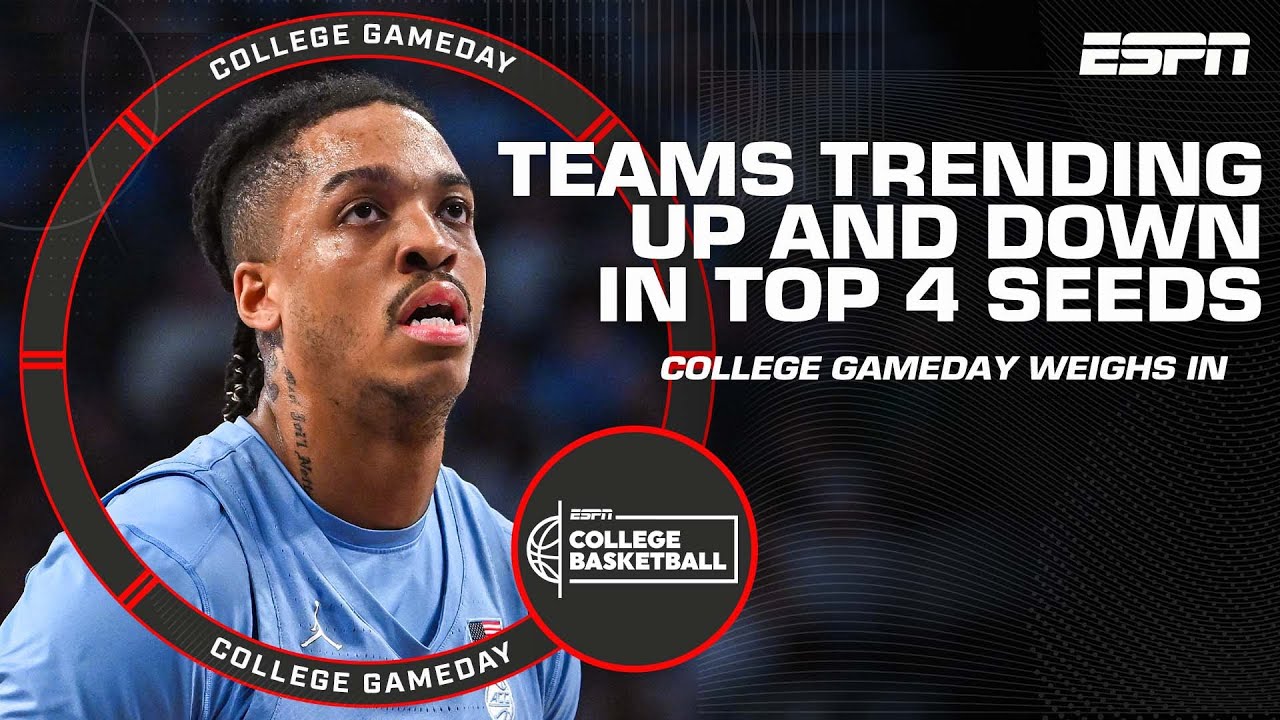 College GameDay's teams trending up and down in the top 4 seeds 📈
