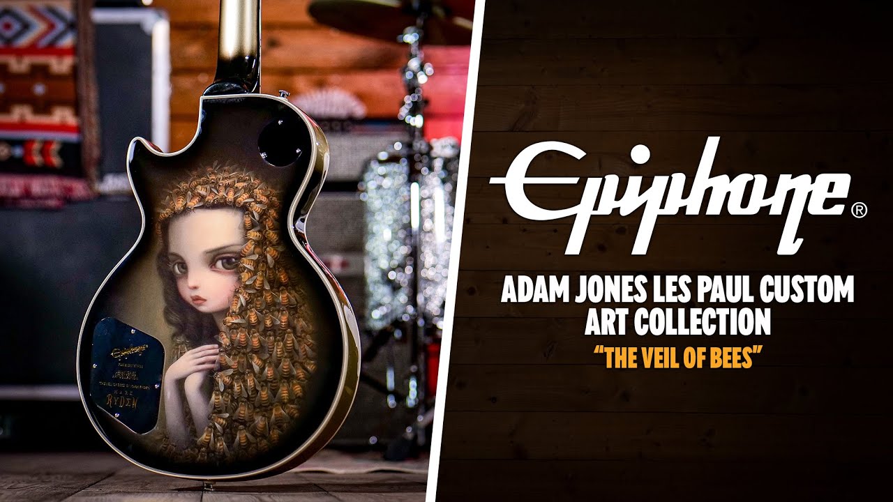 Peach Picks | Epiphone Adam Jones Les Paul Custom Art Collection - "The Veil of Bees"