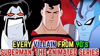 43 (Every) Dominating Villains Of Superman: The Animated Series- All Villains, Explored