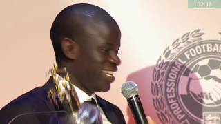 N'Golo Kante Win PFA Player Of The Year Awards 2017