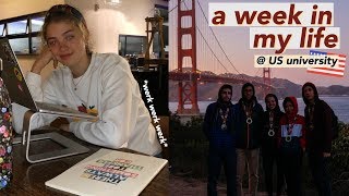 A Week in My Life @ University in San Francisco!! Studying, Questival and Hectic Energy  😌