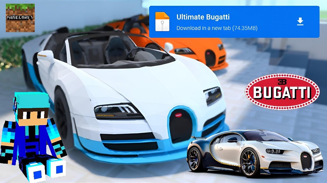 ULTIMATE BUGATTI COLLECTION FOR MINECRAFT! - YouTube