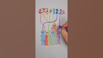 Poppy playtime smiling critters vertical matching puzzle🧩 #viral