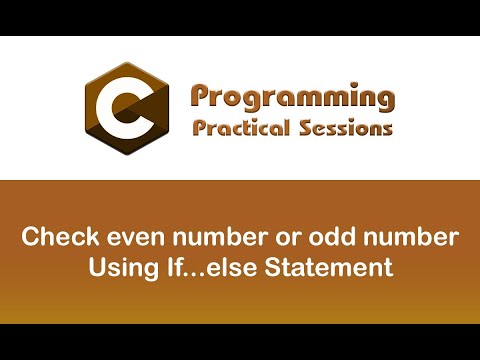 Check Even Number or Odd Number Using Condition Operator in C Programming