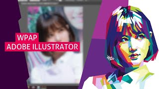 Draw WPAP Illustration using Adobe Illustrator screenshot 5