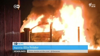 DW. 20170210 Paris Riots. (Refugees Burn Parts Of Fallen Paris. Propaganda On Marine Le Pen)