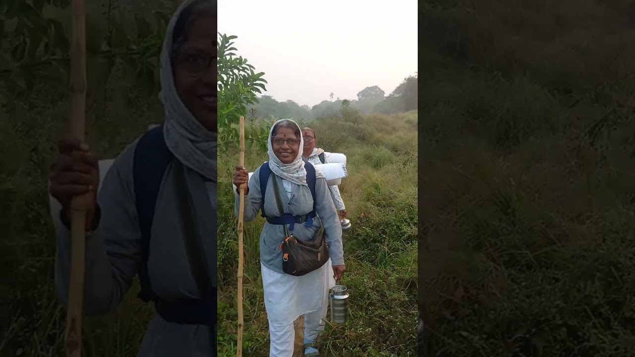 नर्मदा परिक्रमेचा घनदाट झाडीतून परिक्रमेचा 26 वा दिवस