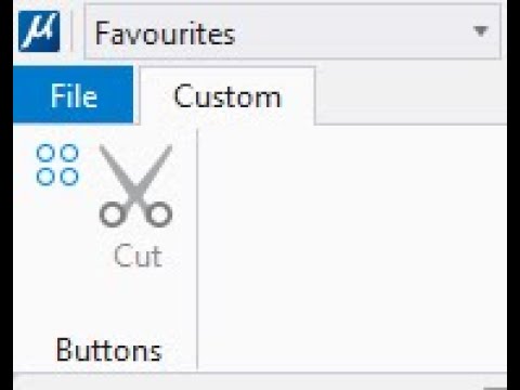 Microstation CONNECT Edition: How To Create A Custom Button - YouTube
