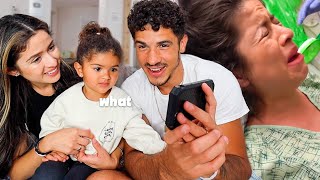 3 Year Old Abella Reacts To Her Birth Video! *SO CUTE*