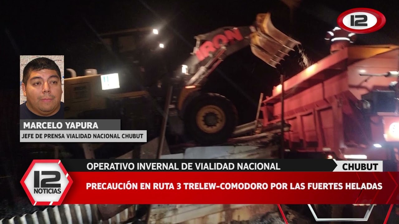 Operativo invernal de Vialidad Nacional: Piden circular con precaución por Ruta 3 2 Operativo invernal de Vialidad Nacional