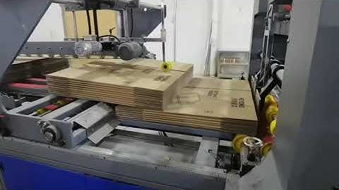 HUAYU-ZD automatic carton box gluing stitching machine.