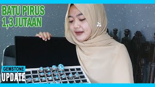 HARGA BATU AKIK PIRUS TURQUOISE PERSIA ASLI URAT EMAS  | JAKARTA GEMSTONES MARKET (INDONESIA). 