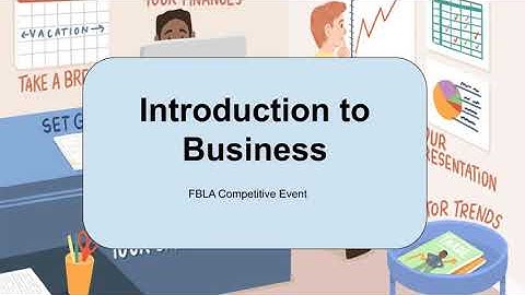 Introduction to Business | FBLA Competitive Event 2020-2021