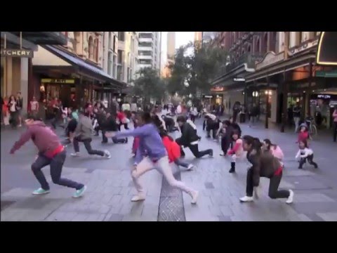 Flash Dance Sydney Pitt St Mall -  You Are Loved