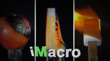 Burning things gas burner | macro photography | macro video | ASMR