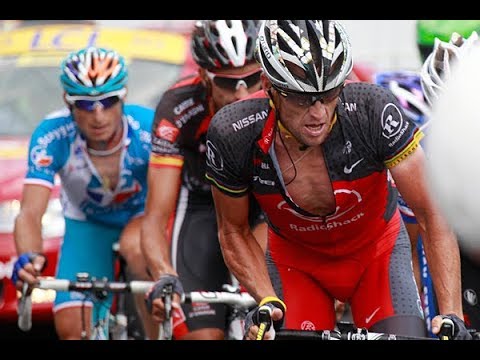 Video: Lance Armstrong dan mantan rekan setimnya finis ketiga dalam comeback balap