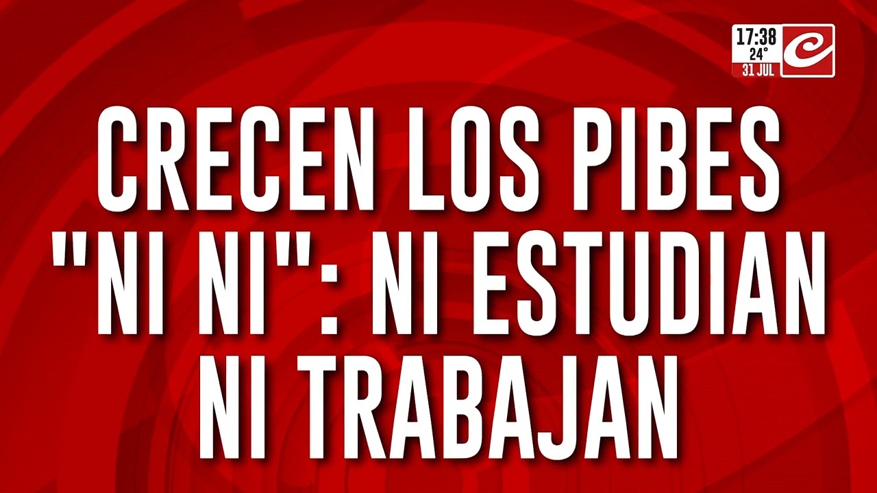 ►Crecen los jóvenes "ni-ni-ni" y colapsa el sistema jubilatorio argentino