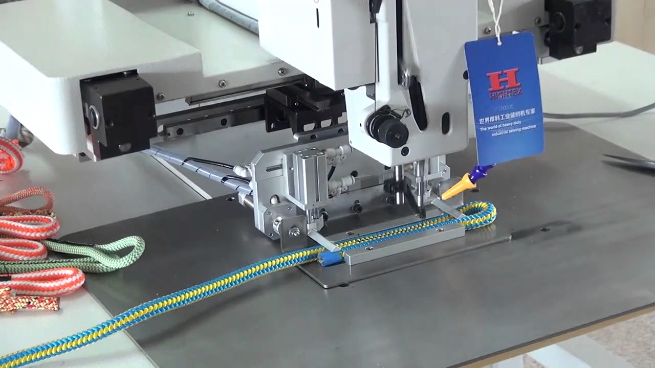 Automated Kernmantle rope sewing machine YouTube