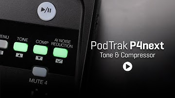 Zoom PodTrak P4next | How to Use Tone & Compressor
