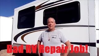 My Bad Experience with a Local RV Repair shop & the Outcome
