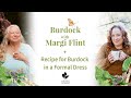 Burdock with margi flint  recipe for burdock in a formal dress