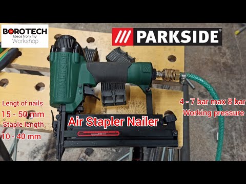 96 -Review -PARKSIDE PDT 40 E4 pneumatic stapler from Lidl - YouTube