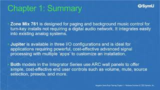 Integrator Series Basic Training : 1g. Hardware - Summary