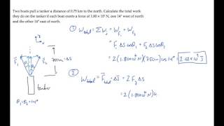 Work and Energy: Level 1, Example 2