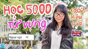 Cách học HÀNG NGÀN TỪ VỰNG TIẾNG ANH trong thời gian NGẮN | Chiến lược NHANH và HIỆU QUẢ nhất !!!