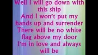 Dido - White Flag with Lyrics