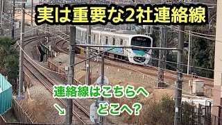 【2社連絡線】東京都郊外にある、JRと私鉄の短絡線