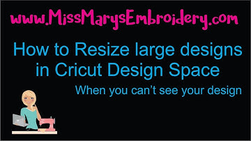 How to Resize a Really Large Design in Cricut Design Space