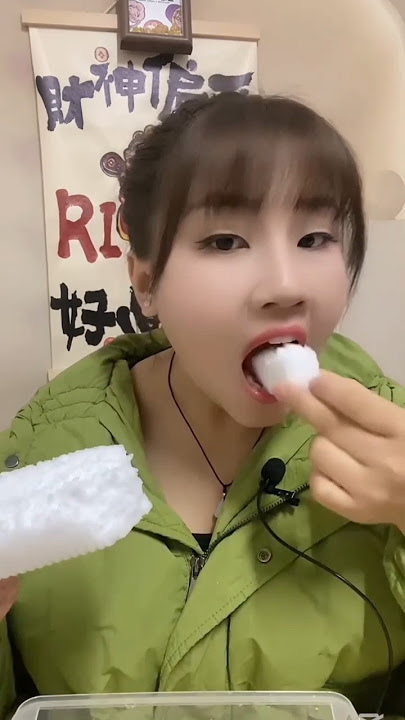 LZM white freezer chunk eating ASMR squeakiest new bites white ice