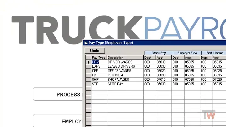 Setting up Pay Types in Payroll