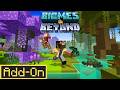 BIOMES &amp; BEYOND ADDON Completely Transforms Your Survival Worlds in Minecraft bedrock Edition!