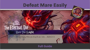 How to beat Mare the Knight Easily - Lost In Random: The Eternal Die (A Living Nightmare 🏆) PS5