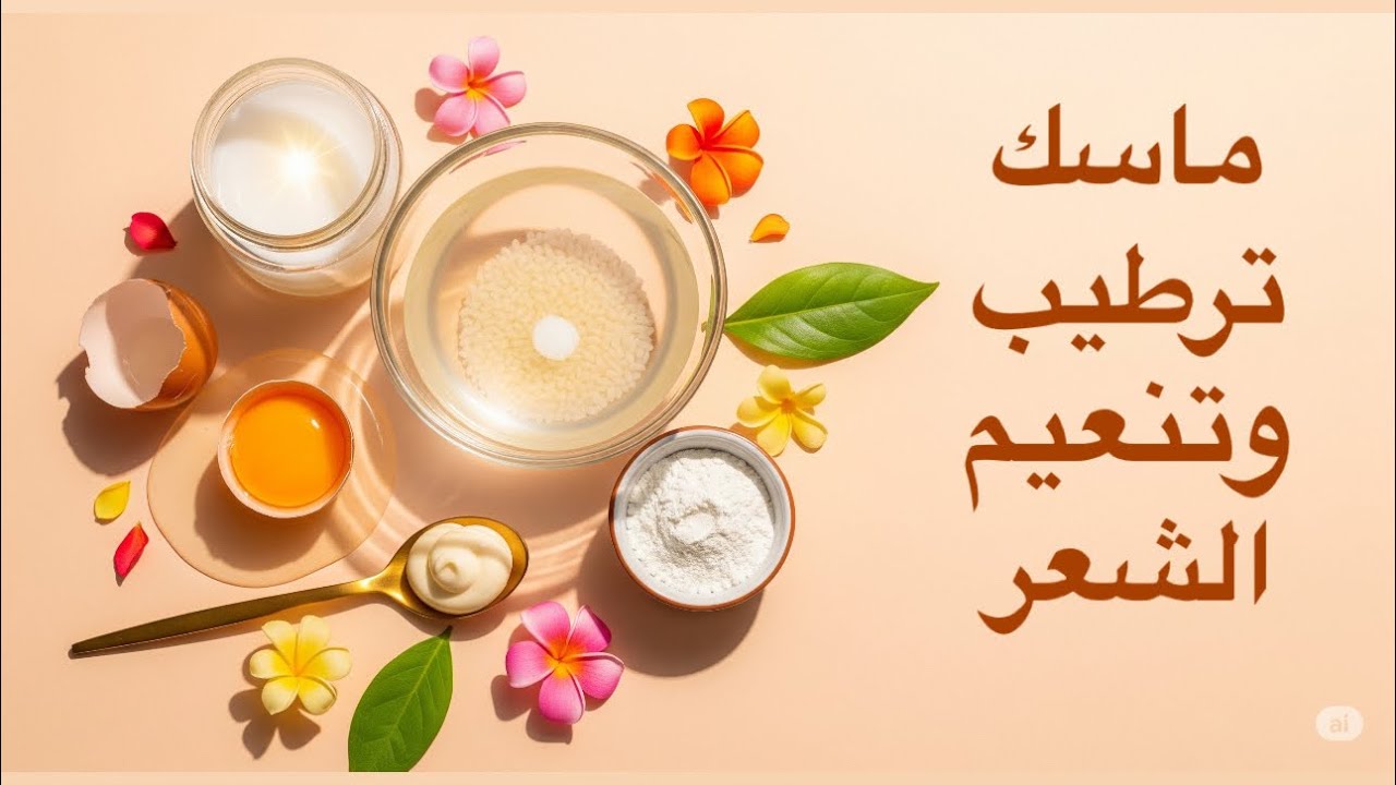 “نزلت في الشمس شعري اتحرق! عملت ماسك ترطيب قوي عالج شعري فورا ورجعلي النعومة والترطيب✨🔥