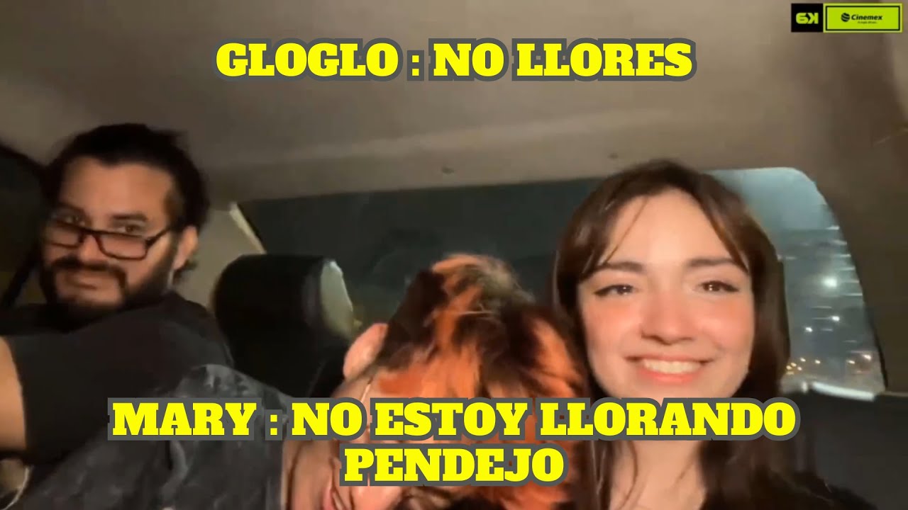 GLOGLO Y MARY SE PONEN TRISTES DE CAMINO AL AEROPUERTO